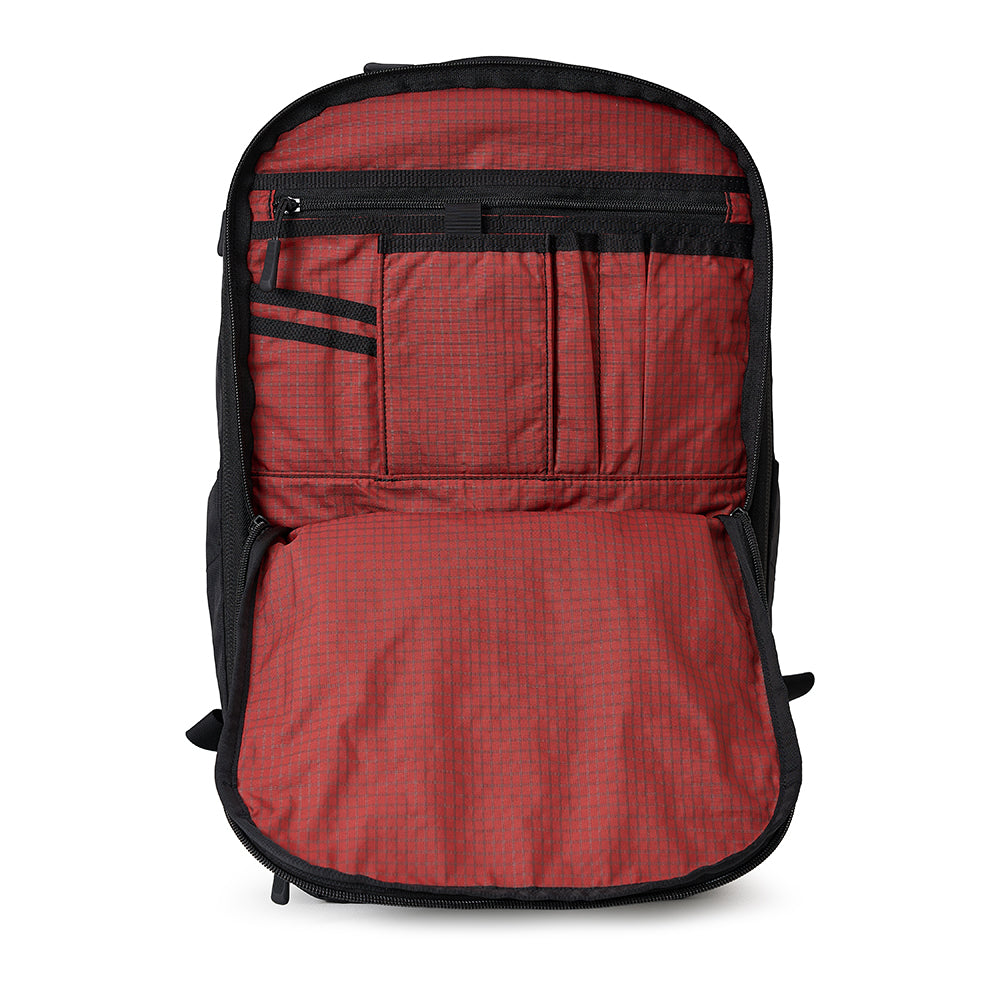 アプリリー　ネイビー ナイロン レザー バックパック Alpha One Niner, WHITLEY Backpack