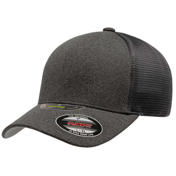 Alpha One Niner, Unipanel Trucker Mesh Fitted Cap, Embroidered